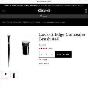 Kat Von D Lock-it Edge Concealer Brush #40